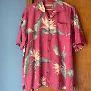 Tommy Bahama Red Hawaiian Shirt